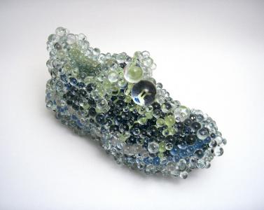 "PixCell-Shoe#2(R)" 2004 h.18.5 x w.15 x d.31.5 cm