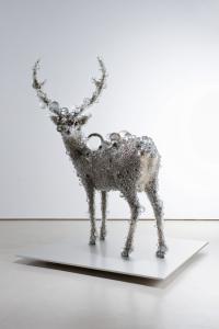 "PixCell-Deer#23", 2010, h.216 x w.187 x d.150 cm, photo by Seiji Toyonaga