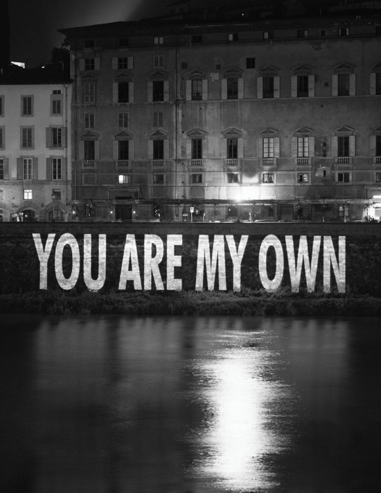 You Are My Own, 1996 © 2006 Jenny Holzer,member Artists Rights Society (ARS), NY / SPDA, Japan