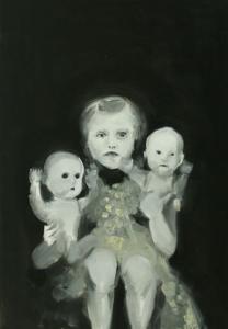 "Puppen", 2008, oil on canvas, 250 x 200 cm