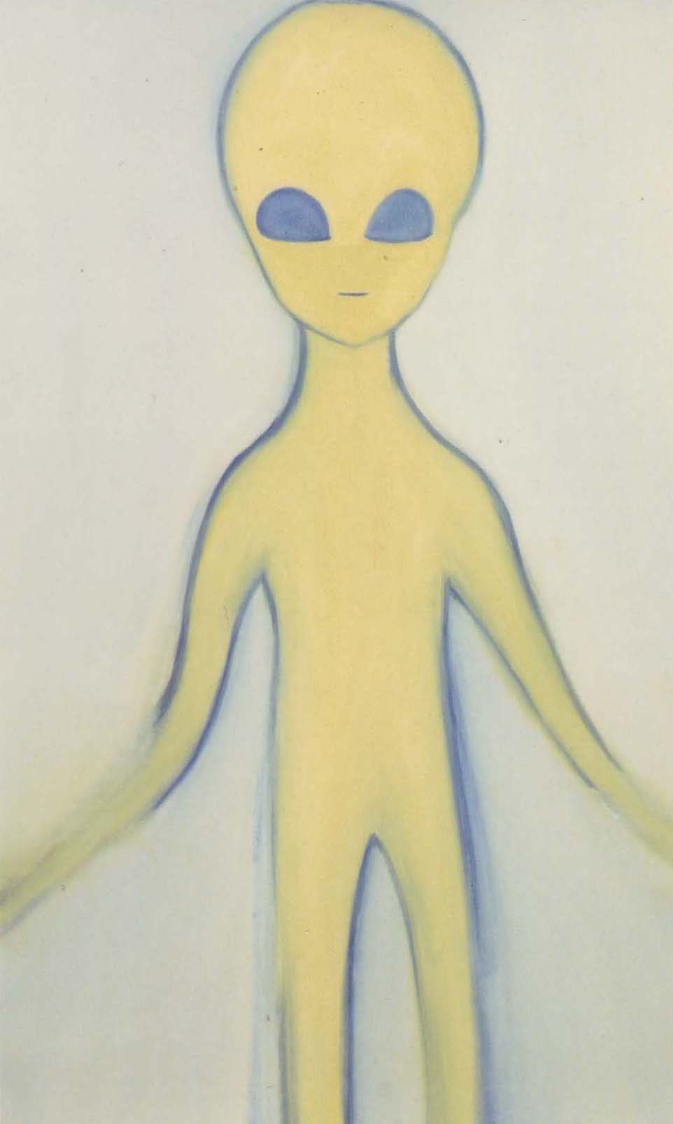 "Alien", 2000, 198 x 118 cm, oil on canvas