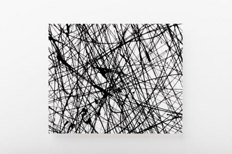 Kohei Nawa "Line-Fragment #30", 2008, acrylic on paper, h.24.2 ｘ w.29.4 ｘ d.2.5 cm