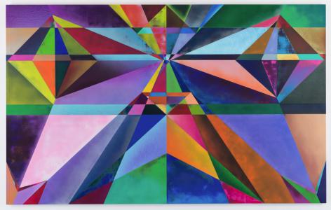 "Plane_Stealth glide," 2013, acrylic on cotton, 200 x 320 x 5 cm, photo by Nobutada OMOTE | SANDWICH