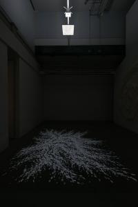 Tomoko Shioyasu "Cosmic Perspective" 2015, SCAI THE BATHHOUSE photo by Nobutada Omote