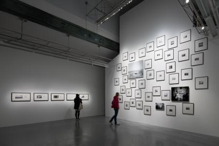 Installation view of “FREEDOM VILLAGE” (2017) by MOON & JEON at SCAI THE BATHHOUSE, Tokyo. Photo by Nobutada Omote