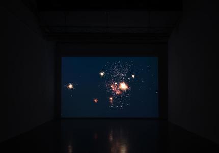 Apichatpong WEERASETHAKUL "FIREWORKS (ARCHIVES)" 2014, SCAI THE BATHHOUSE photo by : Nobutada Omote