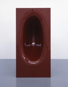 Untitled, 2010, Stone, Japanese lacquer, 180 x 80 x 90 cm, Photo: Keizo Kioku