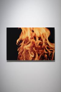 Jeppe Hein, "Waterflame (photo edition)", 2006, C-print on aludibond, 60 x 90 (cm) photo by Nobutada Omote