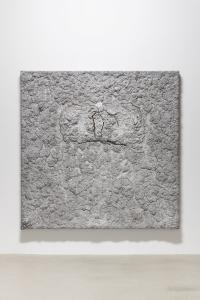 Bosco Sodi, "Untitled", 2013, Mixed media over canvas, 186 x 186 x 15 (cm) photo by Nobutada Omote