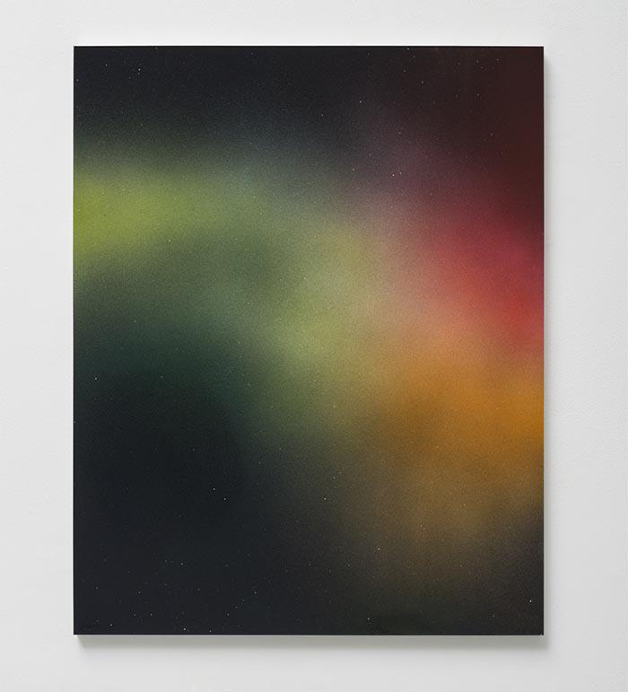 Darren Almond Timescape 03:52, 2015 Acuacryl and gouache on aluminium 75 x 60 cm