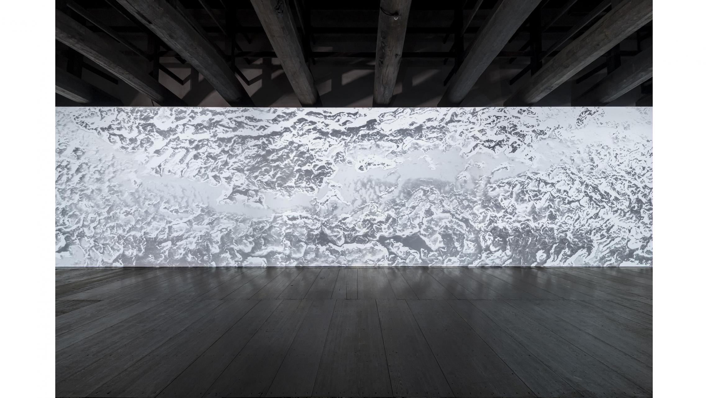 Tornscape2019installationdimensions variablephoto: Nobutada OMOTE | Sandwichinstallation view, “Throughout Time : The Sense of Beauty” , Nijo-jo, Kyoto, Japan, 2019