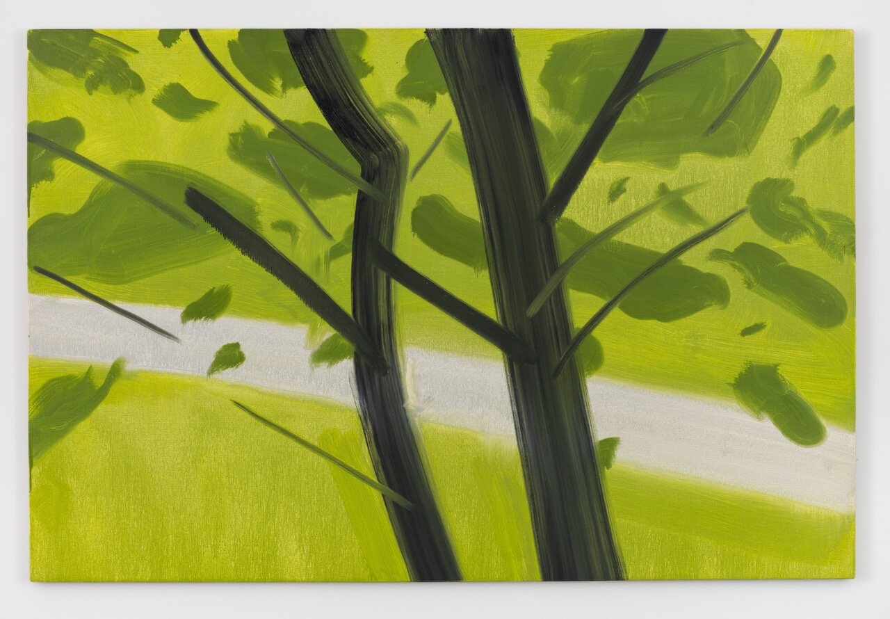 Alex KatzSummer 172023Oil on linen121.9×182.9 cmAlex Katz is represented by GRAY Chicago/New York