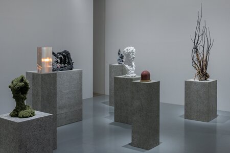 名和 晃平「Sentient」2025年、 SCAI THE BATHHOUSE、撮影: 表恒匡