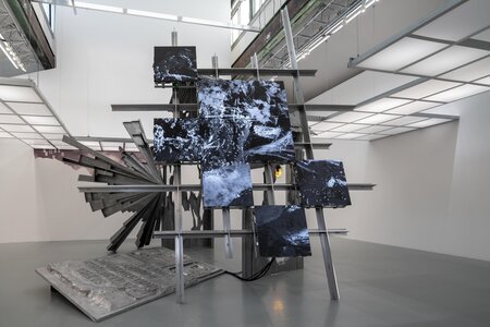 Moon Kyungwon & Jeon Joonho "News from Nowhere : Laboratory of Spring and Autumn Collection" 2025, SCAI THE BATH HOUSE, photo by Nobutada Omote