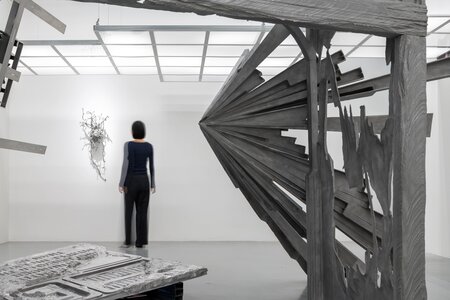 Moon Kyungwon & Jeon Joonho "News from Nowhere : Laboratory of Spring and Autumn Collection" 2025, SCAI THE BATH HOUSE, photo by Nobutada Omote