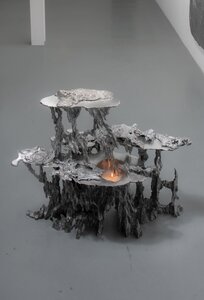 Moon Kyungwon & Jeon Joonho "News from Nowhere : Laboratory of Spring and Autumn Collection" 2025, SCAI THE BATH HOUSE, photo by Nobutada Omote