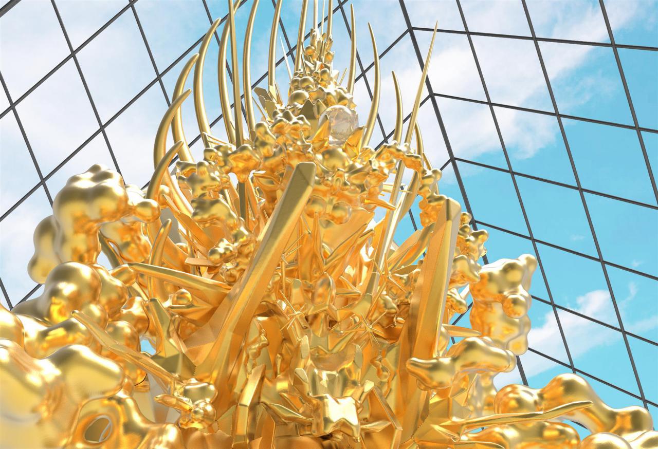 SCAI THE BATHHOUSE | News | 名和晃平「Throne」@ルーブル美術館